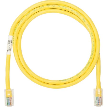 Panduit PATCHCORD CAT 5E, 4 FT, YELLOW NK5EPC4YLY